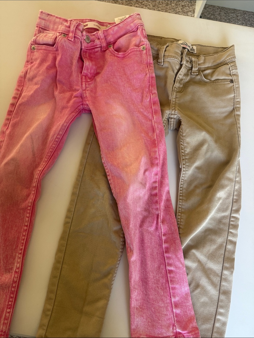 Girls' Pants - Set of 2- Levi & Jordache